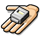 Server, printer, share printer Black icon