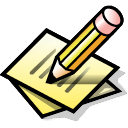 write, paper, Pen, beos Black icon