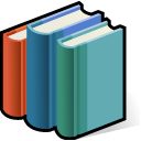 Books, learn, school, Library Teal icon
