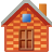 Brick, house Chocolate icon