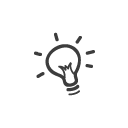 bulb, light, Idea DarkSlateGray icon