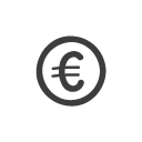 Euro DarkSlateGray icon