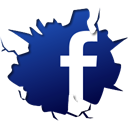 Facebook, fb, social media, crack, sosyal, Social, sosyal medya, Break MidnightBlue icon