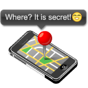 Iphone, Map, Apple DarkSlateGray icon