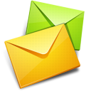 emails, envelopes Black icon