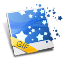 image, Gif Black icon