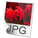 Jpeg, image Black icon