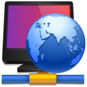internet, network, Hosting Purple icon