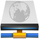 internet, Hosting, network, Disk, drive, connected Gainsboro icon