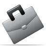 Briefcase, Bag Black icon