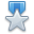 award, star, silver Black icon