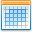 Calendar, view, event, Month Icon