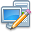 Computer, Edit LightSteelBlue icon