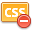 delete, Css Black icon