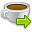 mocca, Coffee, cup, Go, food Black icon