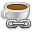 Coffee, Link, cup, food, mocca Silver icon