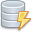 lightning, Database LightGray icon