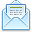 open, Email LightCyan icon
