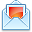 image, open, Email LightCyan icon