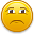 Emotion, unhappy Orange icon