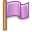 flag, purple Black icon