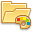Folder, palette Khaki icon