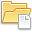 Folder, White, Page Khaki icon