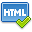 valid, html SteelBlue icon