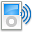 ipod, sound Black icon