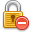 delete, Lock Icon