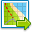 Go, Map YellowGreen icon