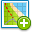 Map, Add YellowGreen icon