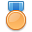 medal, cool, bronze SandyBrown icon