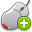 Add, Mouse Silver icon
