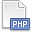 Php, White, Page Icon