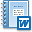 word, report SteelBlue icon
