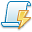 lightning, script Icon