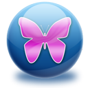 butterfly MidnightBlue icon