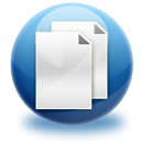 Copy, File SteelBlue icon