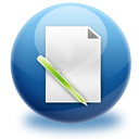 Edit, File SteelBlue icon