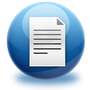 File, Text SteelBlue icon
