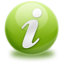 Info, Blue OliveDrab icon