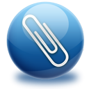 Attachment, Paperclip MidnightBlue icon