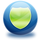 shield, globe MidnightBlue icon