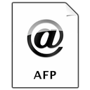 document, Afp Black icon