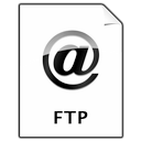 document, Ftp Black icon