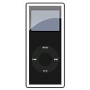 ipod, nano, 2g Black icon