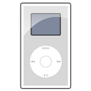 silver, ipod, mini Black icon