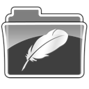 Folder, photoshop Black icon