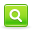 White, button, magnifying glass, search YellowGreen icon